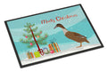 Dutch Hook Bill Duck Christmas Doormat Indoor Outdoor 18H X 27W Front Door Mat Rugs for Entryway, Non Slip Washable