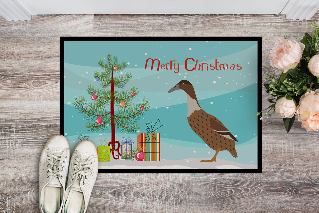 Dutch Hook Bill Duck Christmas Doormat Indoor Outdoor 18H X 27W Front Door Mat Rugs for Entryway, Non Slip Washable