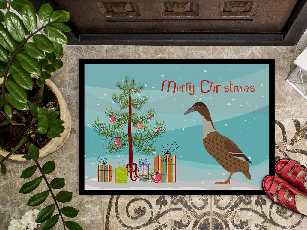 Dutch Hook Bill Duck Christmas Doormat Indoor Outdoor 18H X 27W Front Door Mat Rugs for Entryway, Non Slip Washable