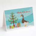 Saxony Sachsenente Duck Christmas Greeting Cards Pack of 8 Blank Cards with Envelopes Whimsical A7 Size 5x7