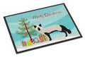 Silver Fox Christmas Doormat Indoor Outdoor 18H X 27W Front Door Mat Rugs for Entryway, Non Slip Washable