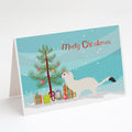 Stoat Short-tailed Weasel Christmas Greeting Cards Pack of 8 Blank Cards with Envelopes Whimsical A7 Size 5x7