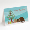 Coypu Nutria River Rat Christmas Greeting Cards Pack of 8 Blank Cards with Envelopes Whimsical A7 Size 5x7
