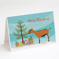Oberhasli Goat Christmas Greeting Cards Pack of 8 Blank Cards with Envelopes Whimsical A7 Size 5x7