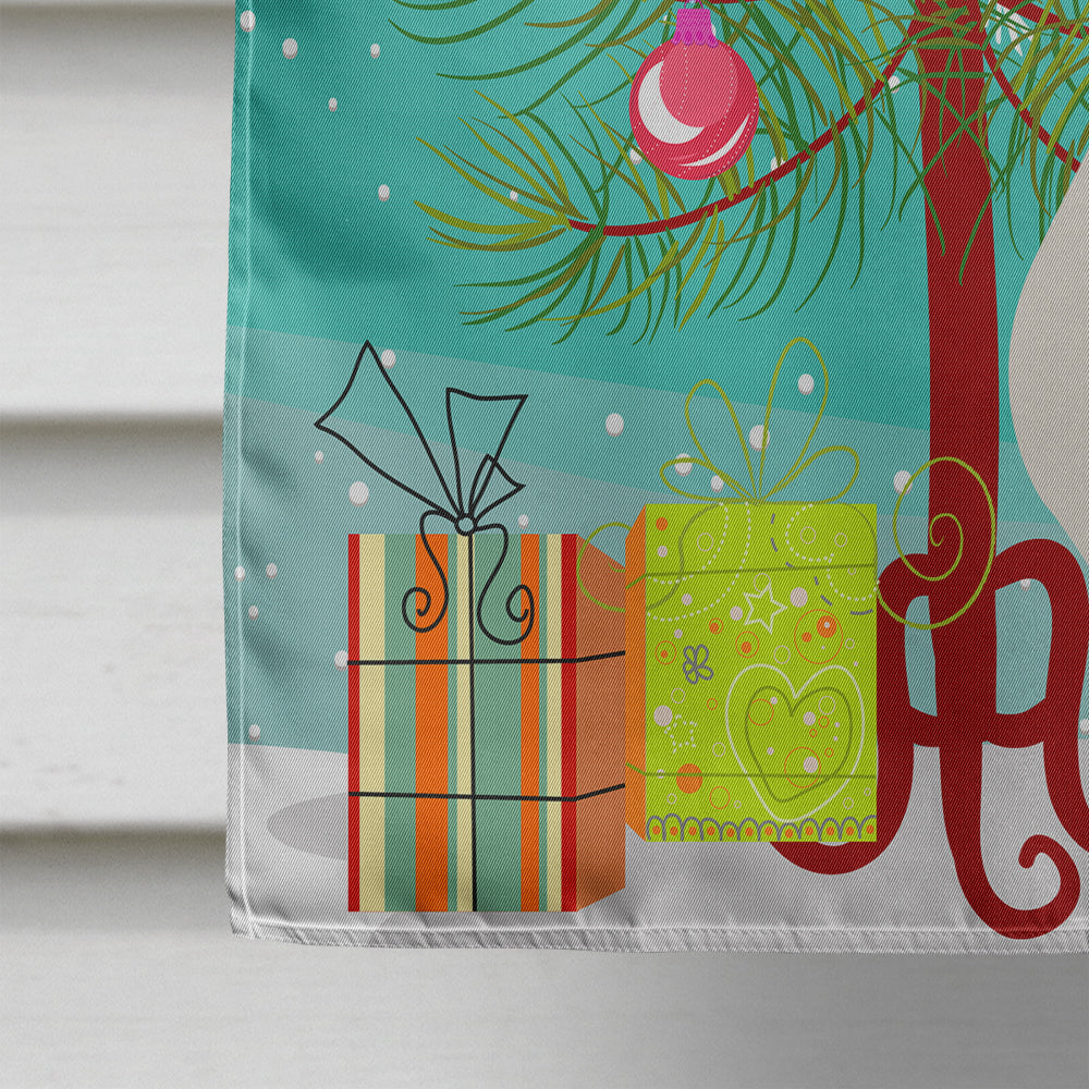 Embden Goose Christmas House Flag 28x40 Porch Sleeve Pole Decorative Outside Yard Banner Artwork Wall Hanging, Polyester