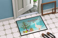 Embden Goose Christmas Doormat Indoor Outdoor 18H X 27W Front Door Mat Rugs for Entryway, Non Slip Washable