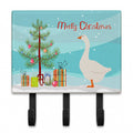 Embden Goose Christmas Leash or Key Holder Wall Hooks, Coat Rack Wall Mount, for Hanging Keys, Towels, Aprons, Leashes