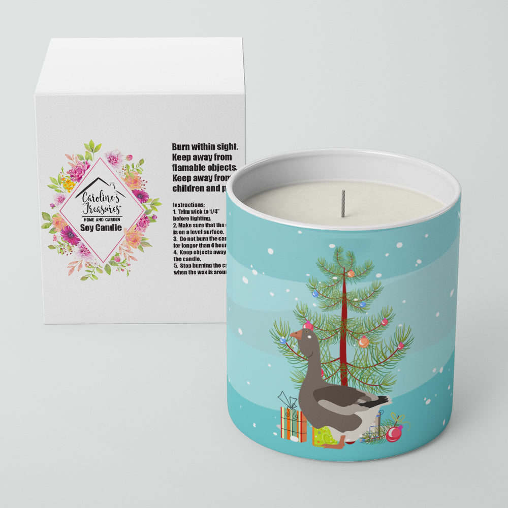 Toulouse Goose Christmas Decorative Soy Candle Nature Soy Wax Essential Oil Home Decor Ideal for Bedroom Kitchen Bath Office Gift, 10 oz