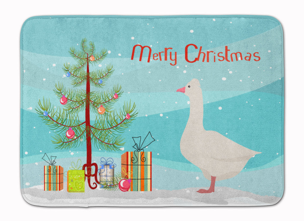 Roman Goose Christmas Memory Foam Kitchen Mat Machine Washable Anti-Fatigue Cushion Comfort Bath or Kitchen Rug