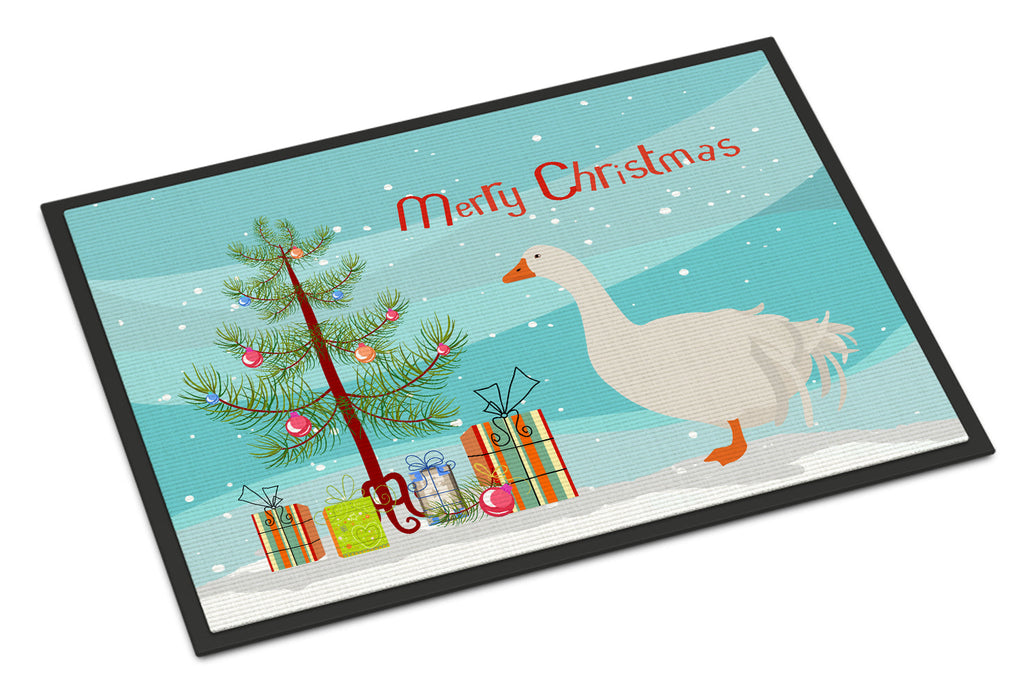Sebastopol Goose Christmas Doormat Indoor Outdoor 18H X 27W Front Door Mat Rugs for Entryway, Non Slip Washable