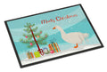 Sebastopol Goose Christmas Doormat Indoor Outdoor 18H X 27W Front Door Mat Rugs for Entryway, Non Slip Washable