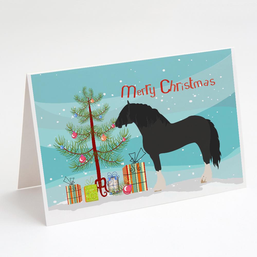 Pomeranian Rogener Goose Christmas Greeting Cards Pack of 8 Blank Cards with Envelopes Whimsical A7 Size 5x7