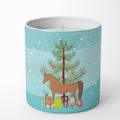 Arabian Horse Christmas Decorative Soy Candle Nature Soy Wax Essential Oil Home Decor Ideal for Bedroom Kitchen Bath Office Gift, 10 oz
