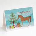 Arabian Horse Christmas Greeting Cards Pack of 8 Blank Cards with Envelopes Whimsical A7 Size 5x7