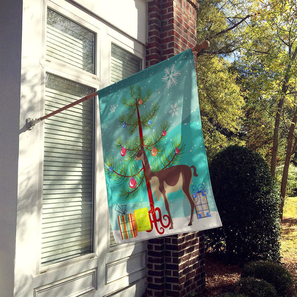 Vicugna or Vicuna Christmas House Flag 28x40 Porch Sleeve Pole Decorative Outside Yard Banner Artwork Wall Hanging, Polyester