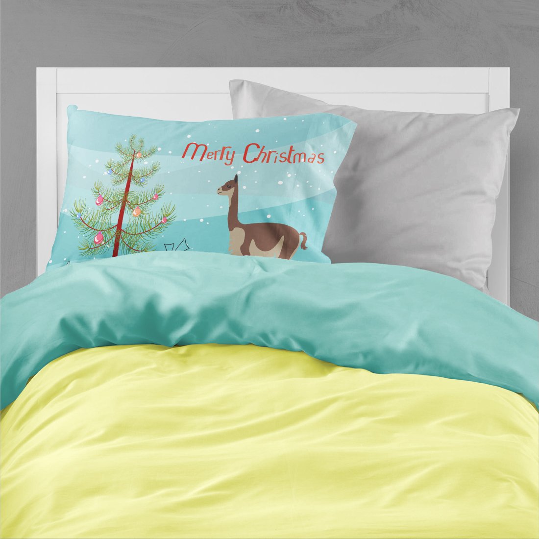 Vicugna or Vicuna Christmas Standard Pillowcase Lightweight Super Soft Easy Care Decorative Artwork Pillowcase, Standard