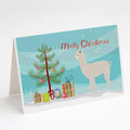 Alpaca Christmas Greeting Cards Pack of 8 Blank Cards with Envelopes Whimsical A7 Size 5x7