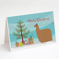 Alpaca Suri Christmas Greeting Cards Pack of 8 Blank Cards with Envelopes Whimsical A7 Size 5x7