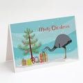Rhea  Christmas Greeting Cards Pack of 8 Blank Cards with Envelopes Whimsical A7 Size 5x7