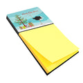 Common Ostrich Christmas Watercolor Sticky Note Holder Refillable Dispenser Desk Accessory 3x3 Pad Gift