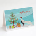 Silver Pheasant Christmas Greeting Cards Pack of 8 Blank Cards with Envelopes Whimsical A7 Size 5x7
