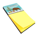 Wild Boar Pig Christmas Watercolor Sticky Note Holder Refillable Dispenser Desk Accessory 3x3 Pad Gift
