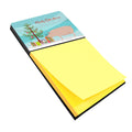 English Large White Pig Christmas Watercolor Sticky Note Holder Refillable Dispenser Desk Accessory 3x3 Pad Gift