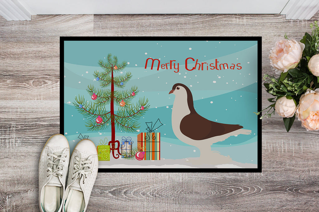 Large Pigeon Christmas Doormat Indoor Outdoor 24H X 36W Front Door Mat Rugs for Entryway, Non Slip Washable Low Pile,