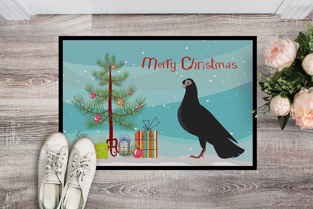 Budapest Highflyer Pigeon Christmas Doormat Indoor Outdoor 24H X 36W Front Door Mat Rugs for Entryway, Non Slip Washable Low Pile,