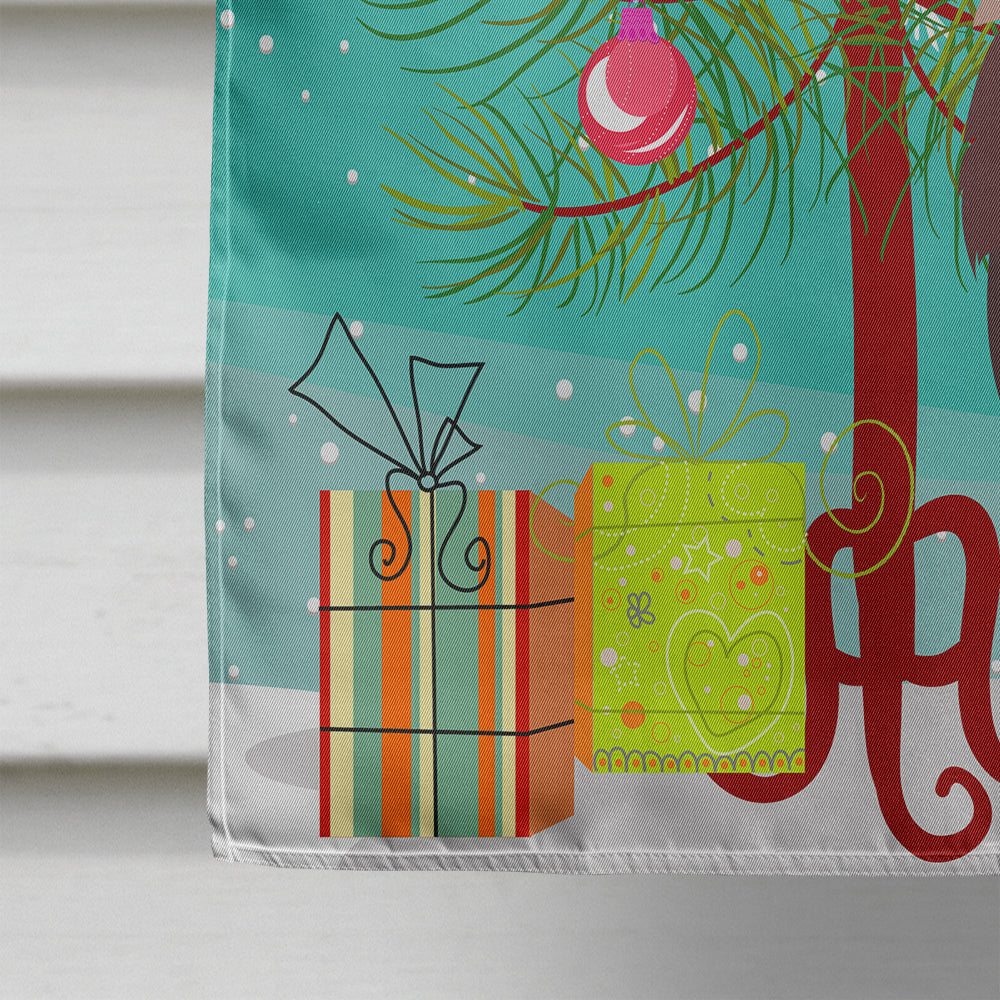 Capuchin Red Pigeon Christmas House Flag 28x40 Porch Sleeve Pole Decorative Outside Yard Banner Artwork Wall Hanging, Polyester
