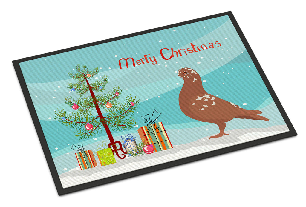 African Owl Pigeon Christmas Doormat Indoor Outdoor 24H X 36W Front Door Mat Rugs for Entryway, Non Slip Washable Low Pile,