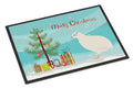 Texas Quail Christmas Doormat Indoor Outdoor 24H X 36W Front Door Mat Rugs for Entryway, Non Slip Washable Low Pile,