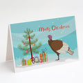 Bourbon Red Turkey Hen Christmas Greeting Cards Pack of 8 Blank Cards with Envelopes Whimsical A7 Size 5x7