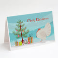 White Holland Turkey Christmas Greeting Cards Pack of 8 Blank Cards with Envelopes Whimsical A7 Size 5x7