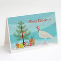 Beltsville Small White Turkey Hen Christmas Greeting Cards Pack of 8 Blank Cards with Envelopes Whimsical A7 Size 5x7