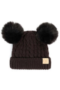 C.C Kids Double Pom Pom Knit Beanie