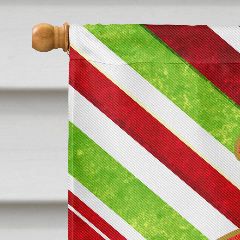 Christmas Oranment Holiday Initial Letter E House Flag 28x40 Porch Sleeve Pole Decorative Outside Yard Banner Artwork Wall Hanging, Polyester