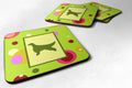 Irish Setter Foam Coasters Set of 4 Cup Coasters for Indoor Outdoor, Tabletop Protection, Anti Slip, Mouse pad Material