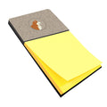 Akita In the Kitchen Watercolor Sticky Note Holder Refillable Dispenser Desk Accessory 3x3 Pad Gift