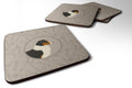 Australian Shepherd In the Kitchen Foam Coasters Set of 4 Cup Coasters for Indoor Outdoor, Tabletop Protection, Anti Slip, Mouse pad Material