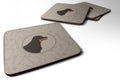 Rottweiler In the Kitchen Foam Coasters Set of 4 Cup Coasters for Indoor Outdoor, Tabletop Protection, Anti Slip, Mouse pad Material