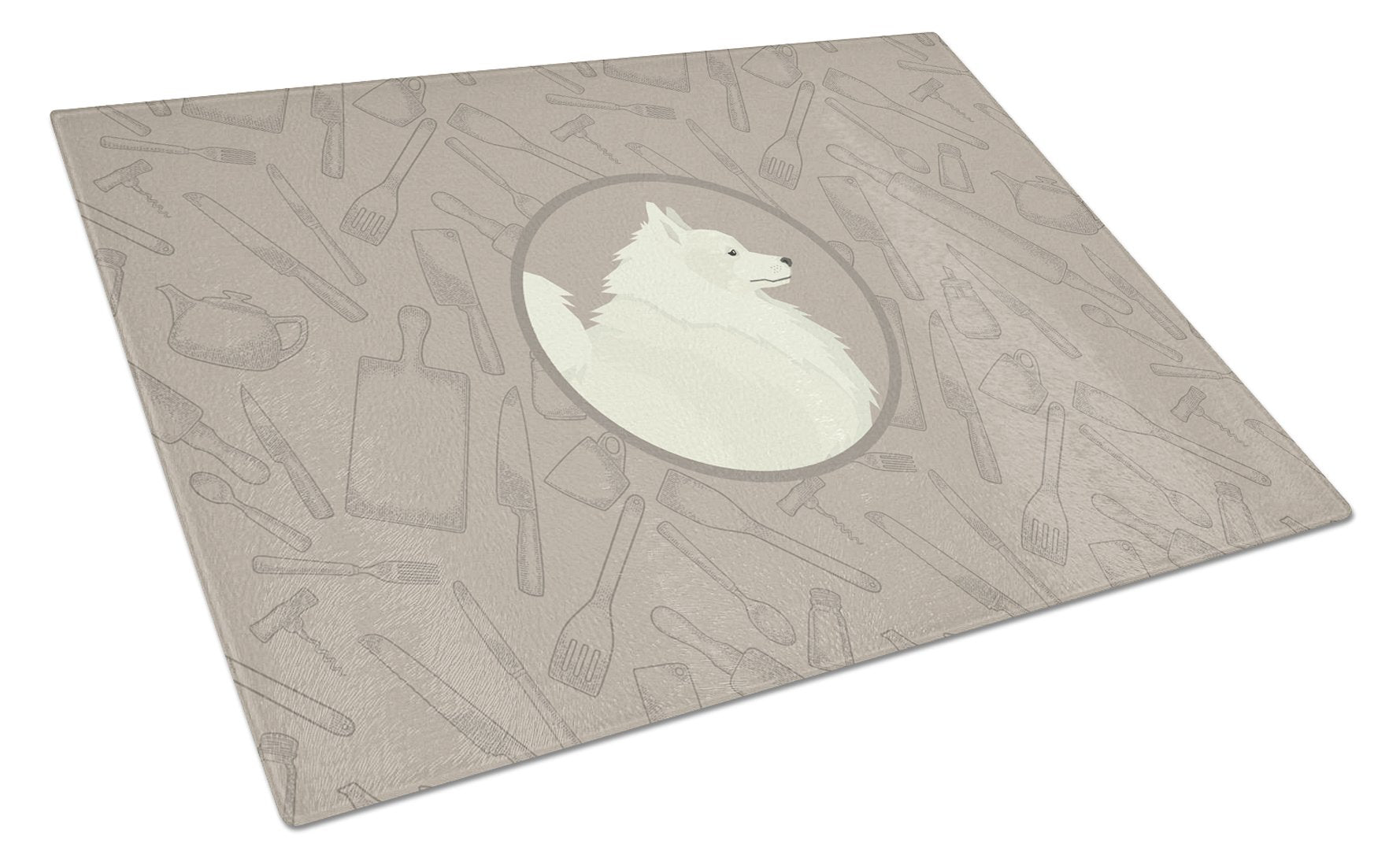 Spitz In the Kitchen Cutting Board Tempered Glass Kitchen Cutting Surface, Heat Resistant Chopping, Non-Slip Feet, Food Prep & Serving