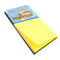 Merry Christmas Bouvier des Flandres Watercolor Sticky Note Holder Refillable Dispenser Desk Accessory 3x3 Pad Gift