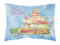 Merry Christmas Blenheim Cavalier Spaniel Standard Pillowcase Lightweight Super Soft Easy Care Decorative Artwork Pillowcase, Standard