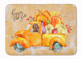 Fall Harvest Labradoodle Memory Foam Kitchen Mat Machine Washable Anti-Fatigue Cushion Comfort Bath or Kitchen Rug
