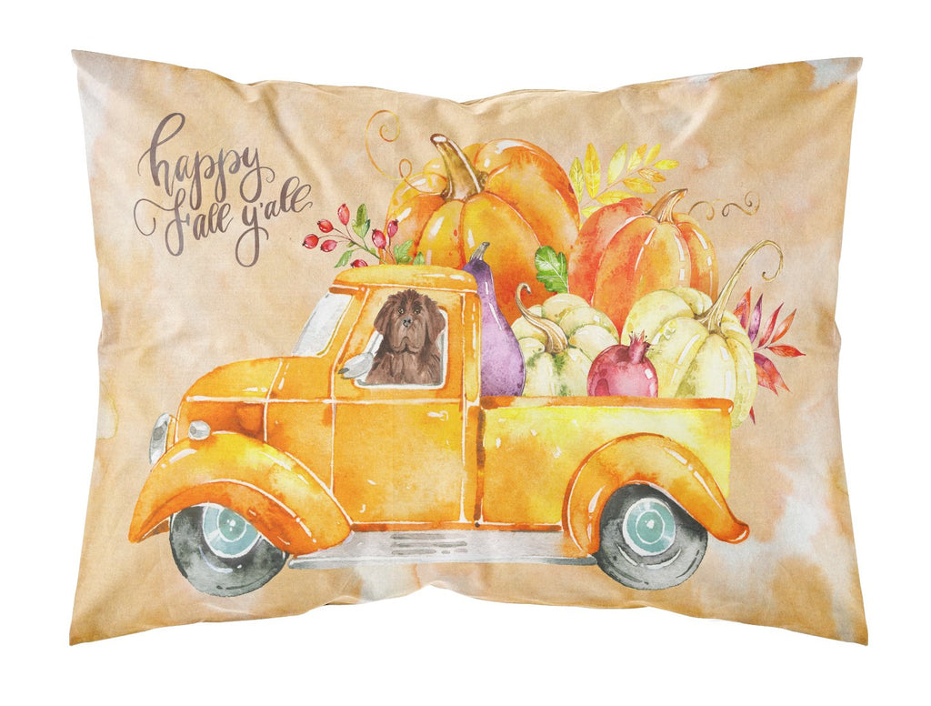Fall Harvest Newfoundland Standard Pillowcase Lightweight Super Soft Easy Care Decorative Artwork Pillowcase, Standard