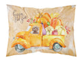 Fall Harvest Brown Cockapoo Standard Pillowcase Lightweight Super Soft Easy Care Decorative Artwork Pillowcase, Standard