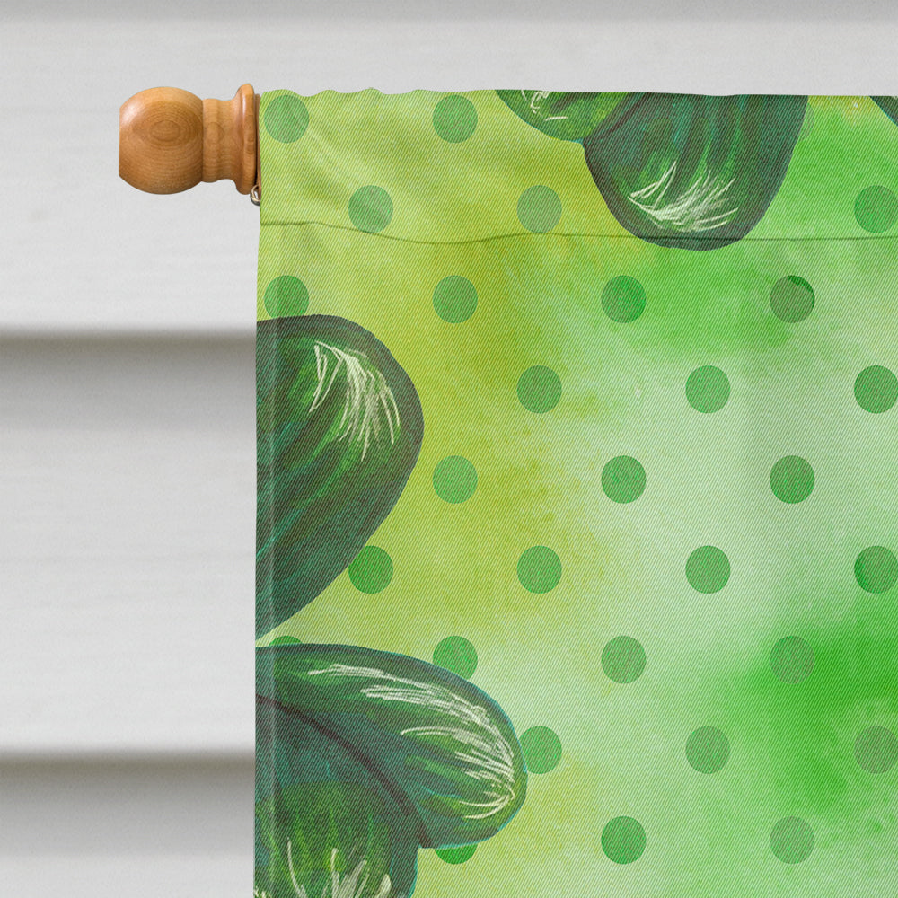 Persian Shamrock House Flag 28x40 Porch Sleeve Pole Decorative Outside Yard Banner Artwork Wall Hanging, Polyester