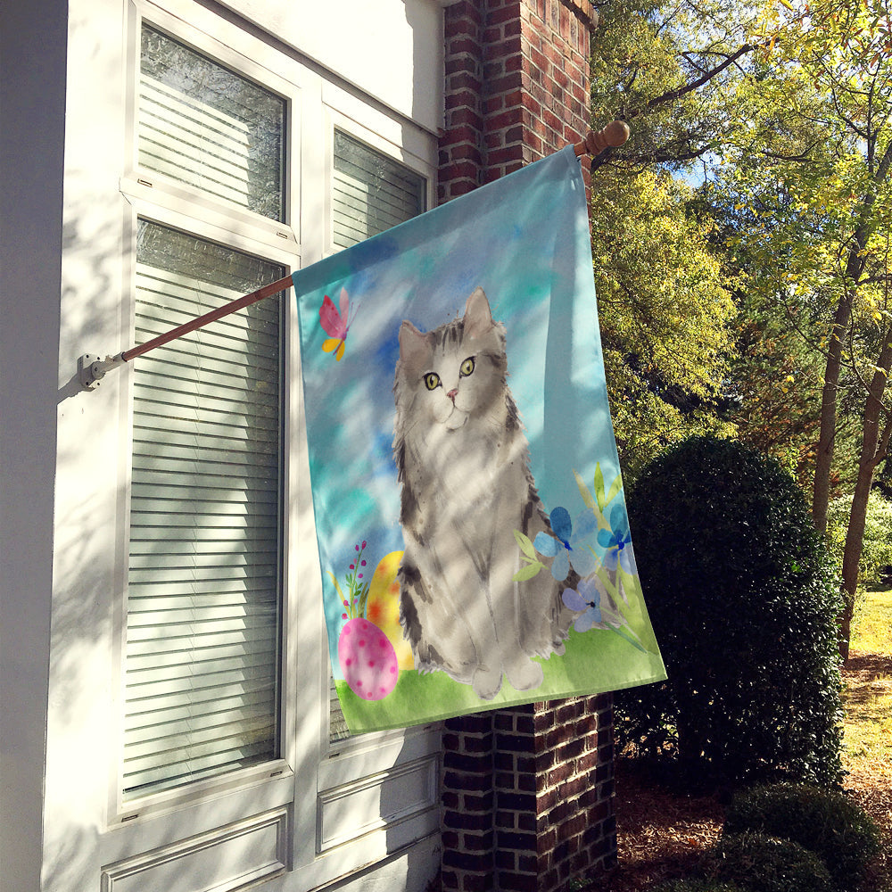 Ragamuffin Easter Eggs House Flag 28x40 Porch Sleeve Pole Decorative Outside Yard Banner Artwork Wall Hanging, Polyester