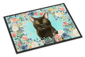 Bombay Spring Flowers Doormat Indoor Outdoor 24H X 36W Front Door Mat Rugs for Entryway, Non Slip Washable Low Pile,